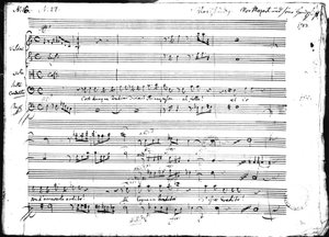 `` Cosi Dunque Tradisci ... &39;&39; ، رواية وغنية ، 1783 بواسطة فولفغانغ أماديوس موزارت
